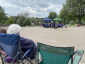 Corcorde Wind Band Performing at Kingswood Park bandstand