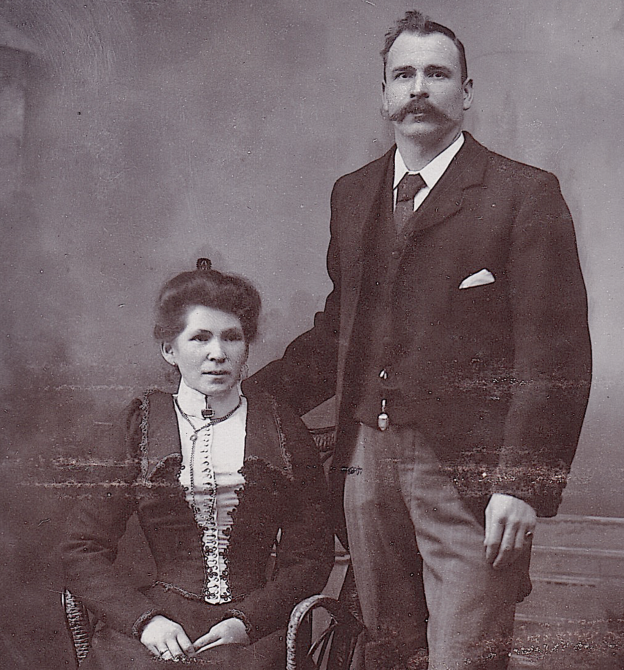 Charles Rose Perrett and Mary Perrett